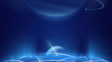 各种星球漂浮在星际之中