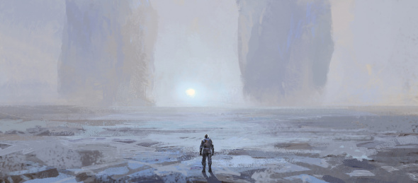 外星人入侵地球的电影场景，数码数字电影