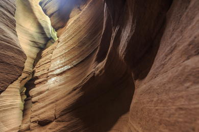 中国陕西延安甘泉雨岔大峡谷自然风光