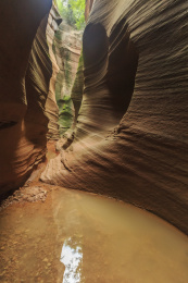 中国陕西延安甘泉雨岔大峡谷自然风光