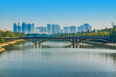 江苏省南京市秦淮河梅山桥建筑