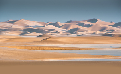 中国新疆若羌罗布泊沙漠