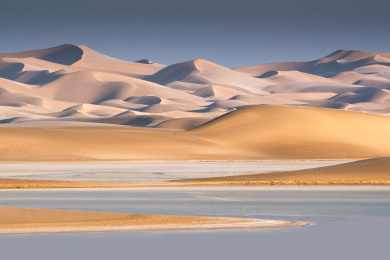 中国新疆若羌罗布泊沙漠