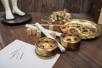 中医常用诊疗器具艾灸中药