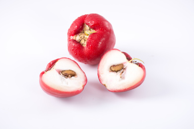 切开的新鲜台湾莲雾