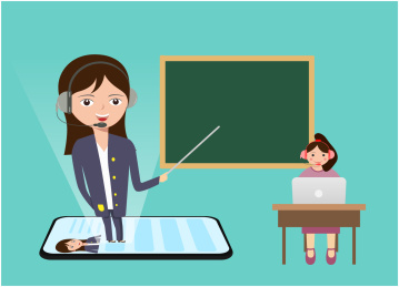 在线教育老师就在身边