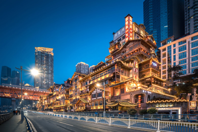 重庆洪崖洞夜景