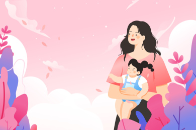 母亲节矢量插画