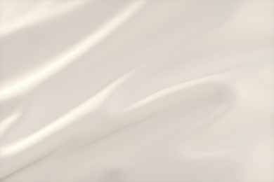 白色舞动的布料纹理背景 三维渲染