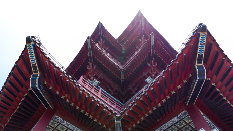 江西省南昌市滕王阁古建筑风景