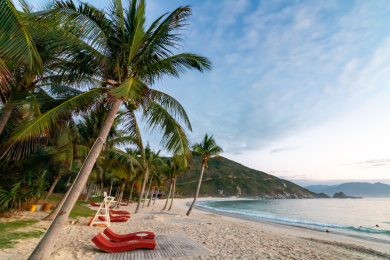 中国海南省三亚市海边风光