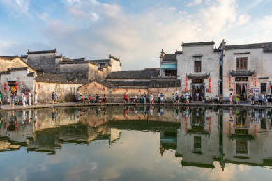 中国安徽省黟县宏村 