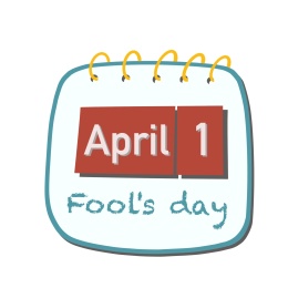 愚人节主题插画之日历