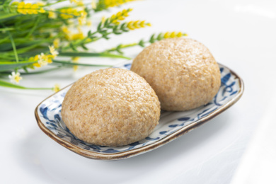 保健食品杂粮馒头麦麸馒头特写