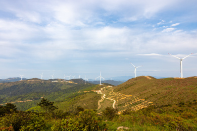 中国福建省古田县高岗山