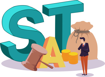 A股退市机制概念矢量插画