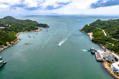 中国广东省珠海市东澳岛东澳湾港口