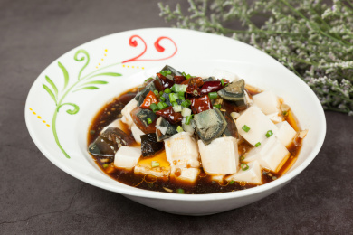 中餐美食-凉菜-皮蛋豆腐