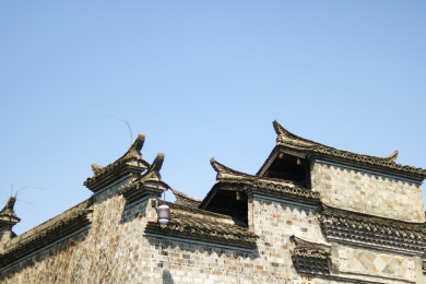徽派古建筑局部 建筑