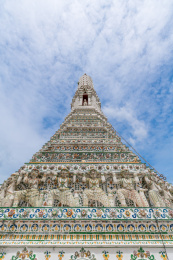 泰国曼谷郑王庙寺庙及佛塔