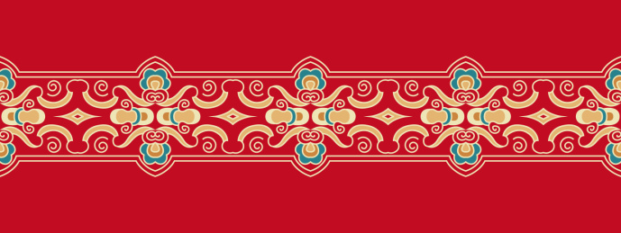 传统装饰花纹花边图案