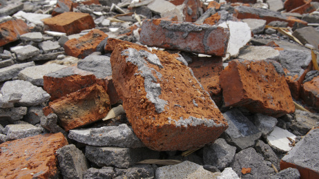 砖头废墟 砖头 砖块