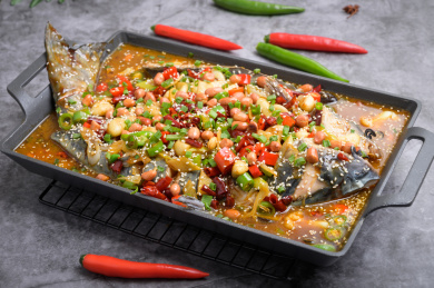 中餐美食-川菜-麻辣烤鱼