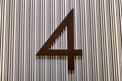 室内楼层数字编号-4