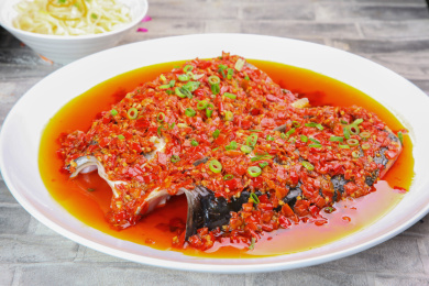 中餐美食-湘菜-双椒鱼头