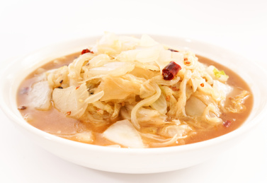中国美食醋溜白菜