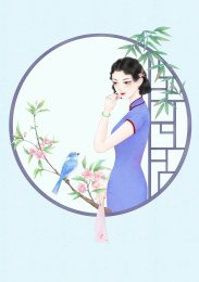 民国旗袍美人