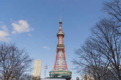 日本北海道札幌城市风光