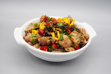 餐饮美食藤椒鸡块 中餐