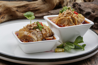 红油川味口水鸡 中餐