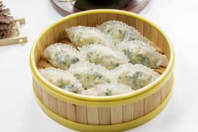水晶蒸饺(韭菜鸡蛋)