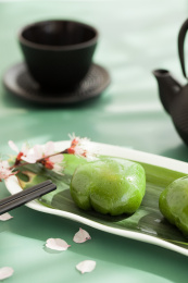 春天里的美食青团