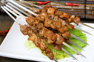 中餐美食-烧烤-羊肉串