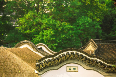 中国江苏省扬州市瘦西湖景区附近的冶春茶社