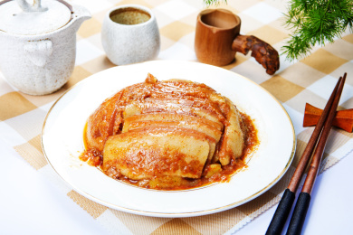 美食小吃粉蒸肉