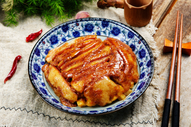 美食小吃粉蒸肉