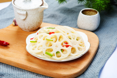酸辣爽口的凉菜凉拌藕片