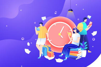 教育学习矢量插画