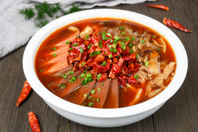 中餐美食-川菜-毛血旺