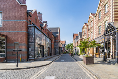 上海泰晤士小镇街道街景