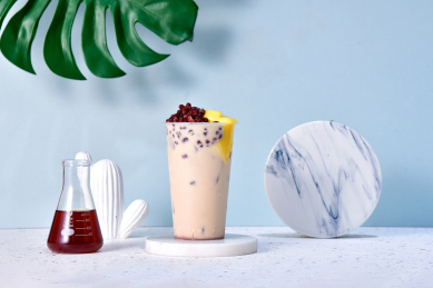 红豆布丁奶茶 奶茶