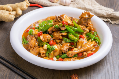 中餐美食-热菜-炒鸡