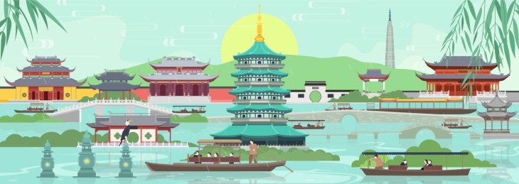 清明时节雨纷纷，雨中游杭州西湖