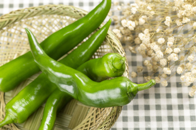 保健蔬菜尖椒特写