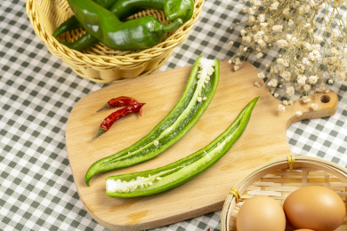 保健蔬菜尖椒特写