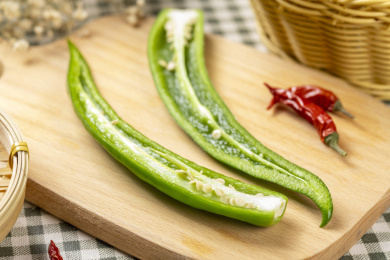 保健蔬菜尖椒特写